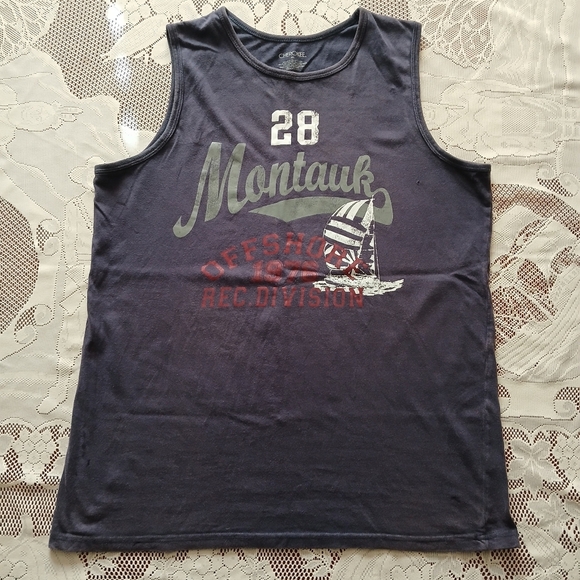 #0169 Men's Cherokee Montauk Off Shore Rec. Division Tank Top Size XXL - Picture 1 of 11